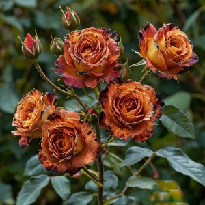 Роза плетистая Оранжевый Бриллиант купить по цене от 450р. в интернет-магазине «Посадика» с доставкой почтой в в Москве и по всей России – [изображение №1].